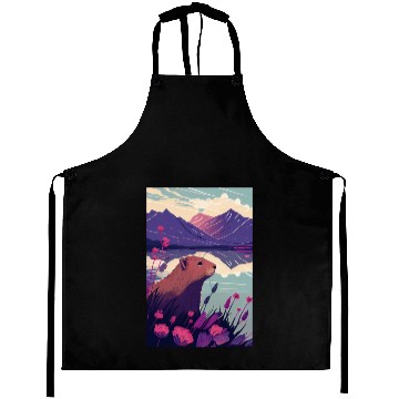 Discover Capybara Nature Capibara Aprons