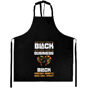 Discover Black Business Black History Mon... Aprons