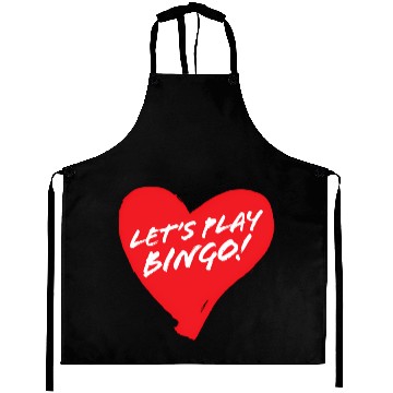 Discover Fun Heart Bingo Player Aprons