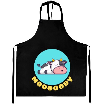 Discover Moody Cow | Cow Pun Aprons