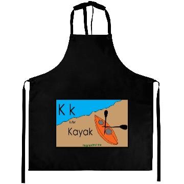 Discover K k is for Kayak Aprons