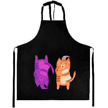 Discover Cats Nap Napping Kitties Hugging Pillows Aprons