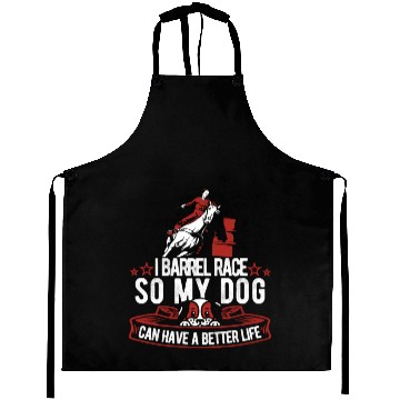 Discover Horse Barrel Racing Dog Aprons