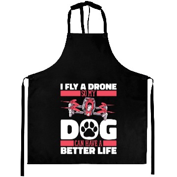 Discover Drone Pilot Dog Aprons