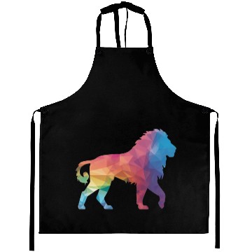 Discover Lion silhouette Aprons