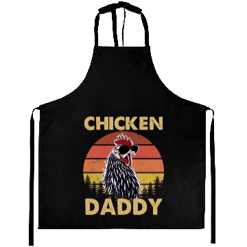 Discover Chicken Daddy Chickens Father Poultry Farmer Aprons