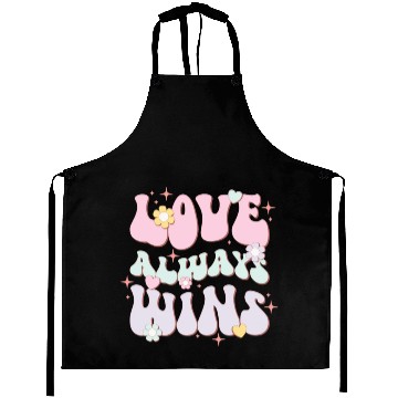 Discover Love Always Wins, LGBT Pride Month Aprons