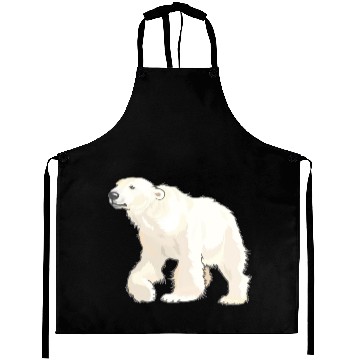 Discover Polar Bear Arctic Animal Realistic Aprons