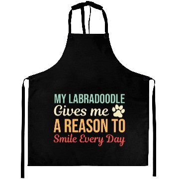 Discover My Labradoodle Gives A Reason To Smile Aprons