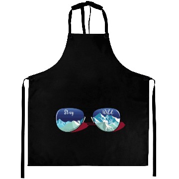 Discover Mountain Sun Glasses Aprons