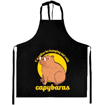 Discover Capybara Lover Rodent Animal Capybara Aprons