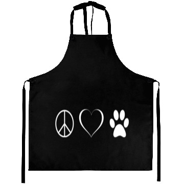 Discover Peace love animals Aprons