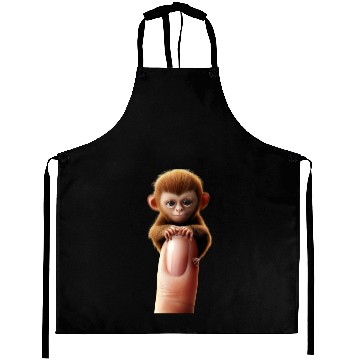 Discover Finger monkey on finger Aprons