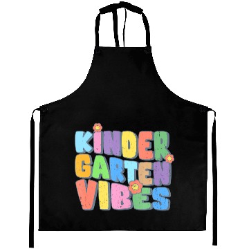 Discover Kindergarten Vibes First Day Back to School Teache Aprons