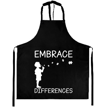 Discover Embrace Differences Puzzle Autism Awareness Day Aprons