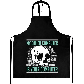 Discover Cyber Hacker Computer Security Expert Aprons