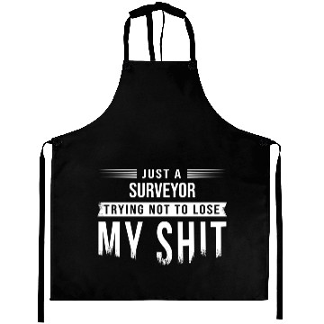 Discover Land Surveyor Saying Aprons