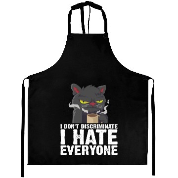 Discover I Don't Discriminate I Hate Everyone 18 Aprons