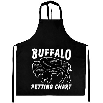 Discover Buffalo Wildlife Petting Chart For Bison Aprons