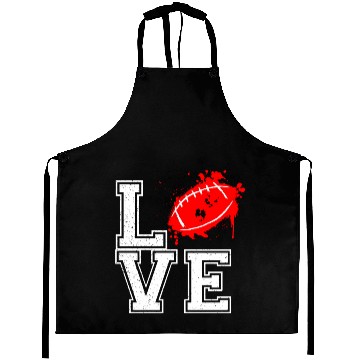 Discover I Love Football Aprons