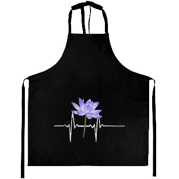 Discover Purple Flower Gardener Aprons