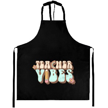 Discover Teacher Vibes Back To School Teacher Aprons