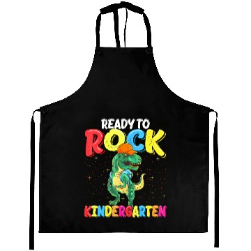 Discover Ready To Rock Kindergarten Dinosaur Back To School Aprons