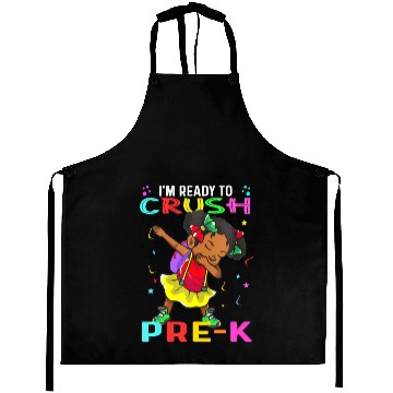 Discover pre k hello pre-k first day back to school Melanin Aprons