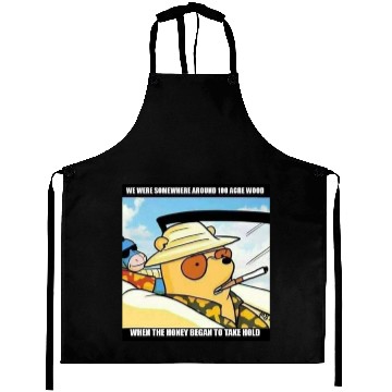 Discover Can't stop here, its pooh country Aprons
