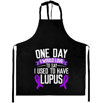 Discover Lupus Awareness Month Purple Ribbon I Used To Aprons