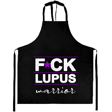 Discover Fuck Lupus Warrior Aprons