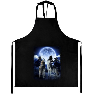 Discover The Mountain Men'S Wolf Native American Aprons
