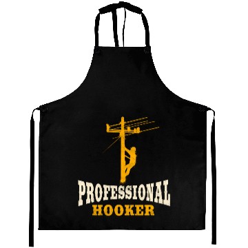 Discover Lineman Line Worker Professional Hooker Aprons