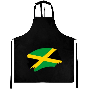 Discover Jamaica Flag Jamaican Aprons