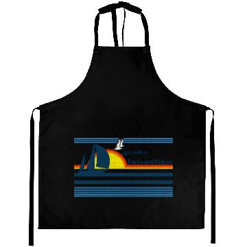 Discover Beach 70S 80S Island Sailing Sunset -Tur And Aprons