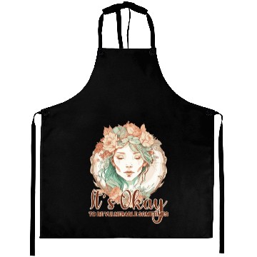 Discover It's Okay To Be Vulnerable Mental Health Awareness Aprons