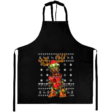 Discover Ugly Lights Rottweiler Dog Puppy Aprons