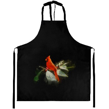 Discover Wild Red Cardinal Bird Aprons