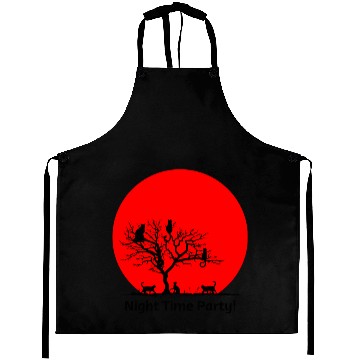 Discover Cat s Night Time Party Aprons