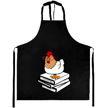 Discover Chicken Book Nerd Love Reading Farm Aprons