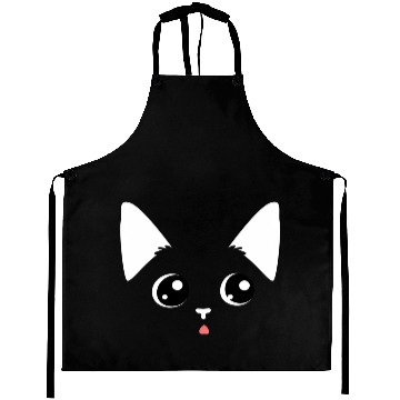Discover Sweet Kitten Face Cat Mom Cat Dad Aprons
