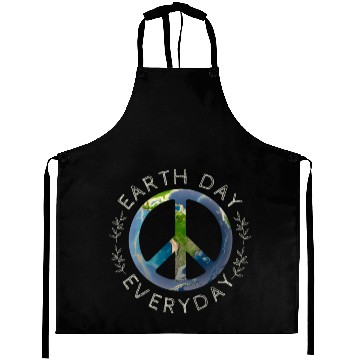 Discover Earth Day Everyday World Global Peace On Earth Aprons