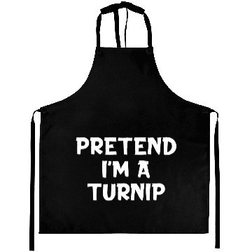 Discover Pretend I'M A Turnip Lazy Halloween Party Aprons