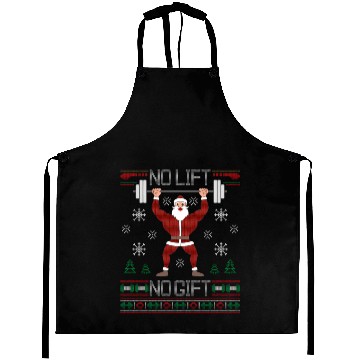 Discover No Lift No Santa Gym Workout Ugly Aprons
