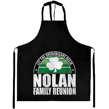 Discover Nolan Family Reunion Irish Aprons