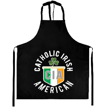 Discover Catholic Irish American St Patric Day Aprons