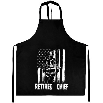 Discover Retired Fire Chief Firefighter Fire Aprons