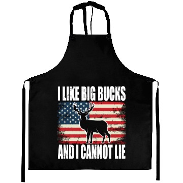 Discover Deer Hunting I Like Big Buc And I Cannot Lie Aprons