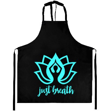 Discover Just Breath Yoga Namaste Zen Lotus Aprons