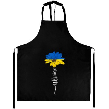 Discover Ukraine Flag Sunflower Ukrainian Support Ukraine Aprons